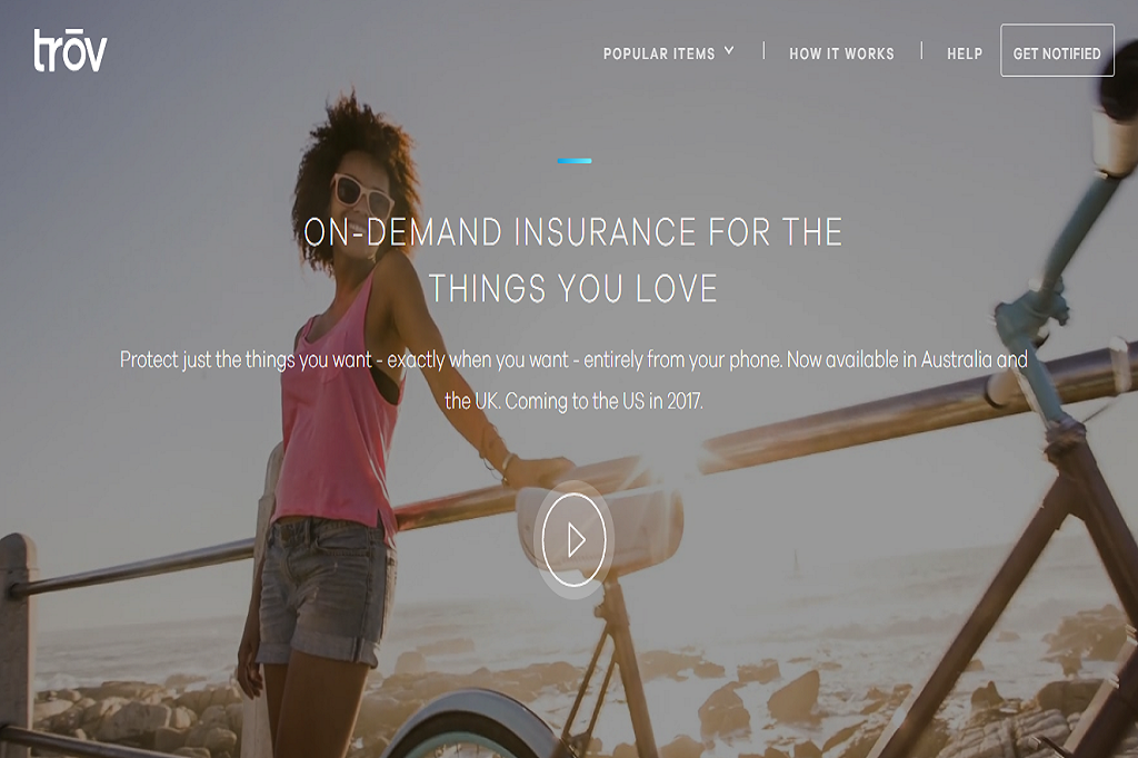 Startup Insurance Trov Picture